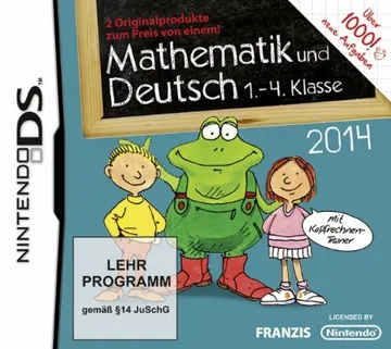 Mathematik und Deutsch - 1.-4. Klasse - 2014 (Germany) box cover front